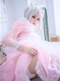 No.003 autumn bright pink transparent maid(9)